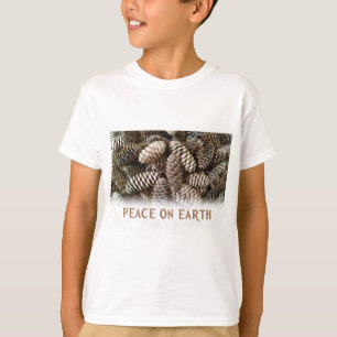 Klassischer Pine Cone Weltfrieden T-Shirt