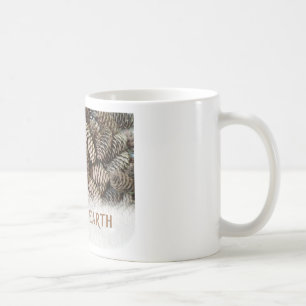 Klassischer Pine Cone Weltfrieden Tasse
