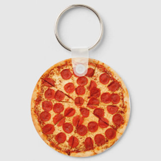 klassischer Pizzaliebhaber Schlüsselanhänger