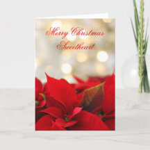 Klassischer Poinsettien romantischer Weihnachten
