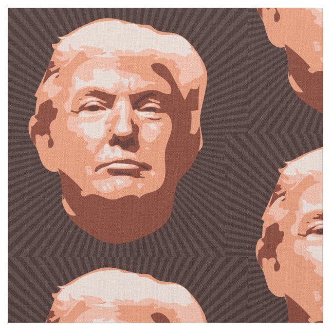 Klassischer Präsident Donald Trump Stoff (Nahaufnahme)