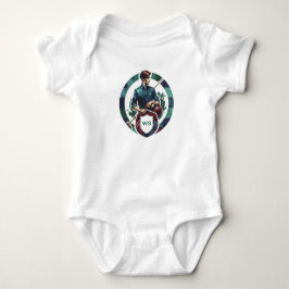 Klassischer Preppy Charm Equestrian Polo Monogram