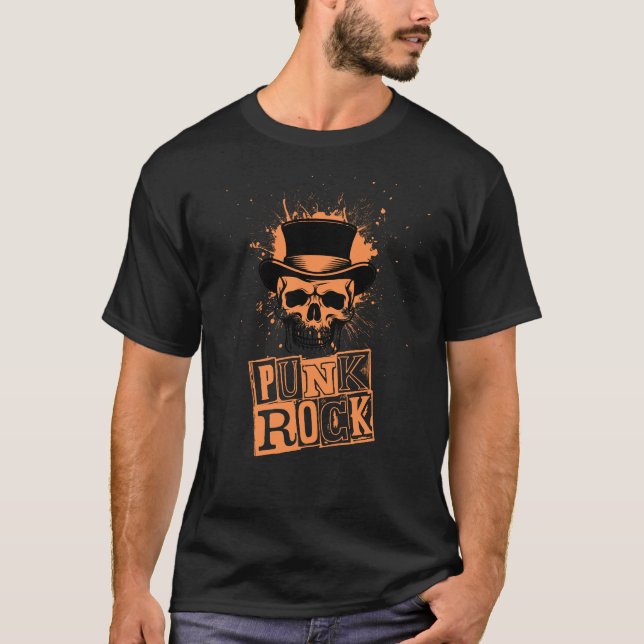 Klassischer Punk Rock T-Shirt (Vorderseite)