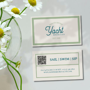 Klassischer QR-Code und Website Visitenkarte