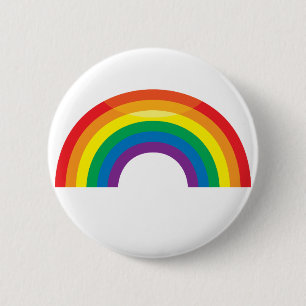 Klassischer Regenbogen Button