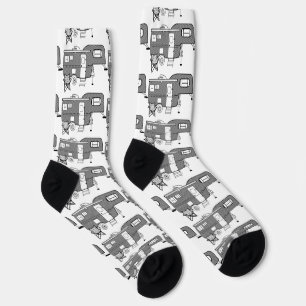 Klassischer Reisewagen Caravan Thunder_Cove Socken