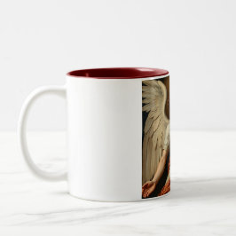 Klassischer Renaissance-Engel-Kaffeebecher Zweifarbige Tasse