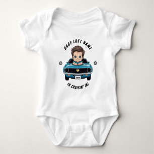 Klassischer Rennwagen Baby Junge Cruisin 'In Strampler
