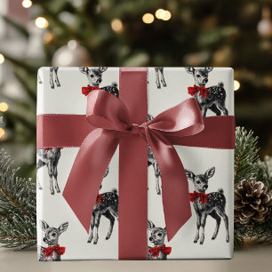 „Klassischer Rentier-Urlaub Geschenkpapier