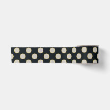 Klassischer Retro Black Polka Dot
