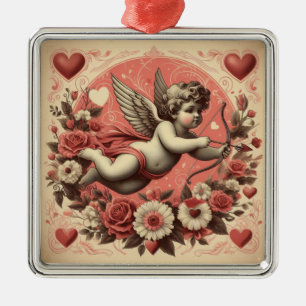 Klassischer/Retro-Cupid Valentinstag Ornament Aus Metall