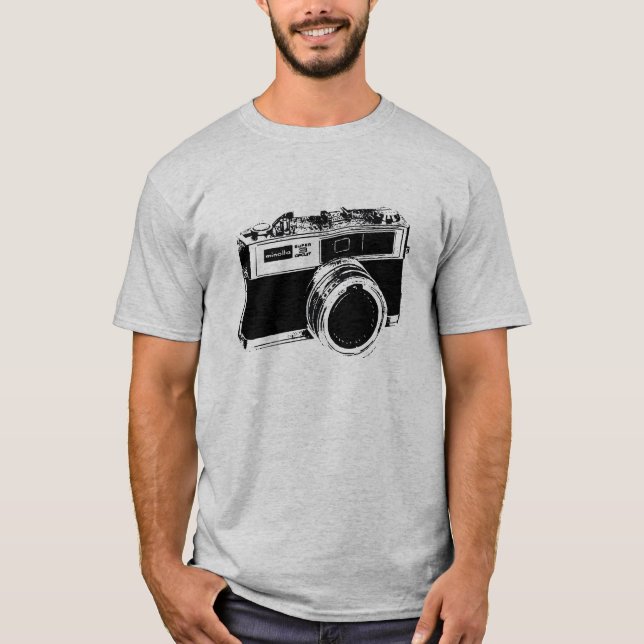 Klassischer Retro-Kamera-T - Shirt (Vorderseite)