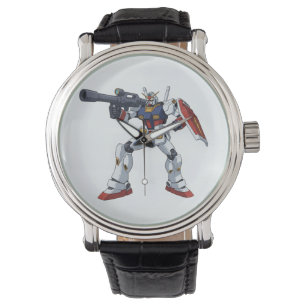 Klassischer Retro RX-78-2 Gundam Mecha Anime Illus Armbanduhr