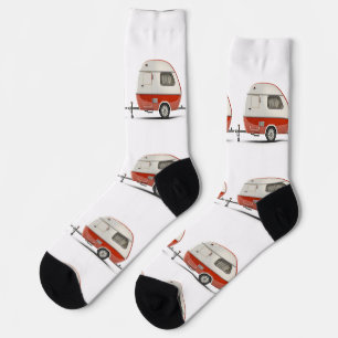 Klassischer Retro-Tränen-Tropfen-Camper Thunder_Co Socken