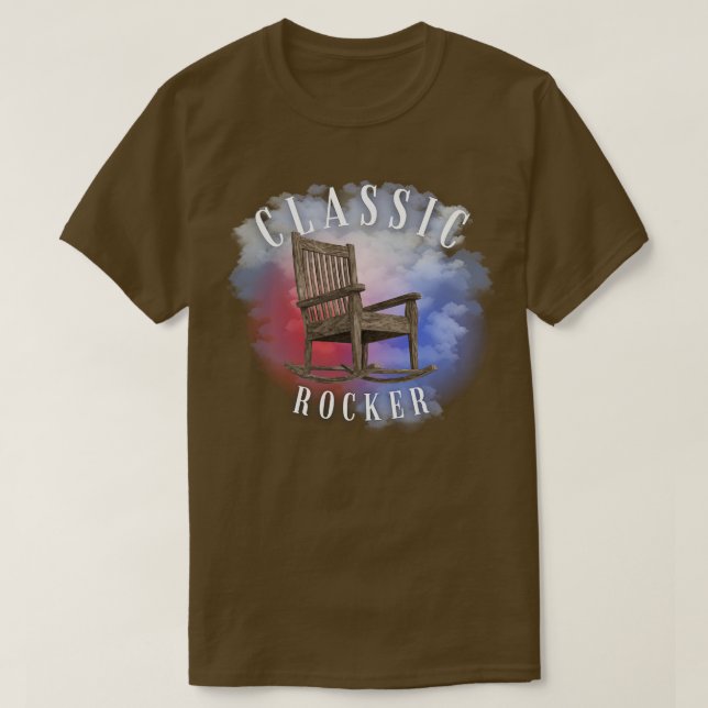 Klassischer Rocker T-Shirt (Design vorne)