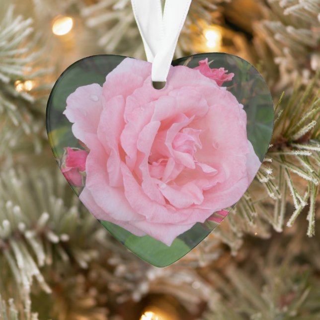 Klassischer Rosa-Akrylon Ornament (Baum)