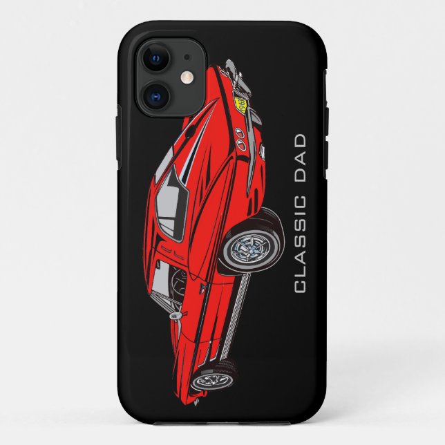 Klassischer roter Corvette 63 iPhone 5 Tough Case  (Rückseite)