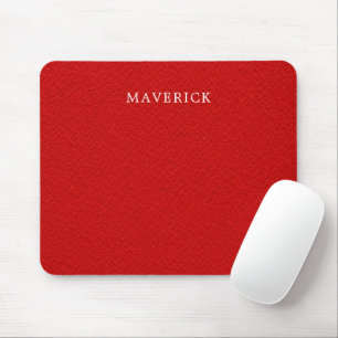Klassischer roter Filz-Mauspad mit personalisierte Mousepad