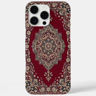 Klassischer roter persischer Teppich-Handyhülle – iPhone 16 Pro Max Hülle