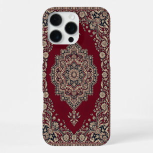 Klassischer roter persischer Teppich-Handyhülle – iPhone 16 Pro Max Hülle