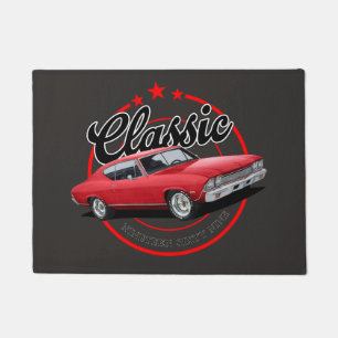 Klassischer Roter SS Fußmatte
