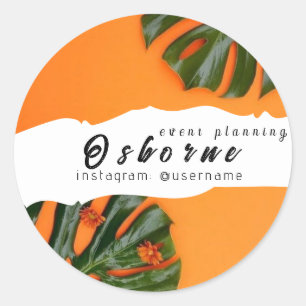 Klassischer Rundaufkleber für Veranstaltungen Runder Aufkleber