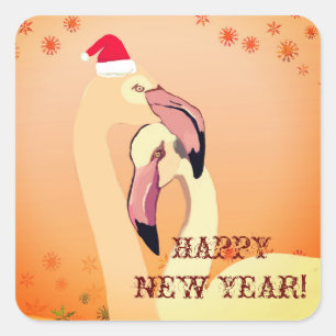 Klassischer Rundaufkleber, glänzend Quadratischer Aufkleber