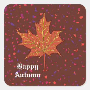 Klassischer Rundaufkleber, glänzend Quadratischer Aufkleber