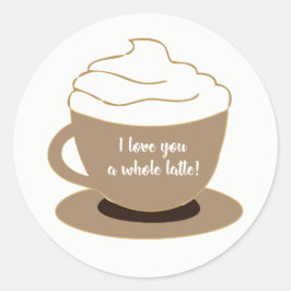 Klassischer Rundaufkleber, glänzend Runder Aufkleber