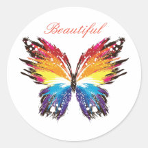 Klassischer Rundaufkleber, glänzend