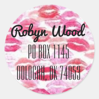 Klassischer Rundaufkleber, glänzend Runder Aufkleber