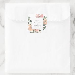 Klassischer Rundaufkleber Quadratischer Aufkleber