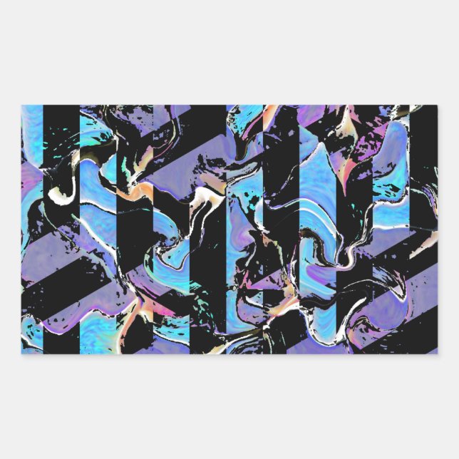 Klassischer Rundaufkleber Rechteckiger Aufkleber (Vorderseite)