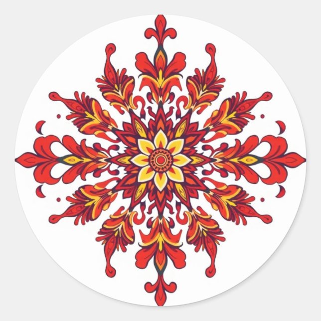 Klassischer Rundaufkleber Runder Aufkleber (Vorderseite)