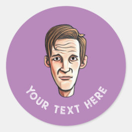 Klassischer Rundaufkleber Runder Aufkleber