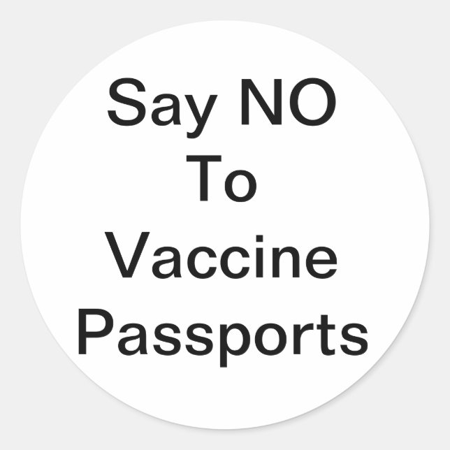 Klassischer Rundaufkleber Runder Aufkleber (Vorderseite)