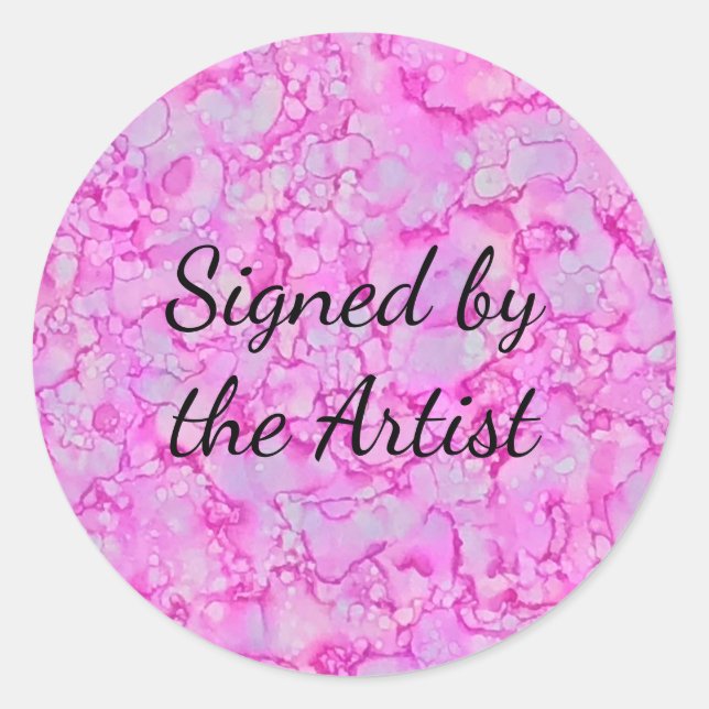 Klassischer Rundaufkleber Runder Aufkleber (Vorderseite)