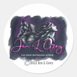 Klassischer Rundaufkleber Runder Aufkleber