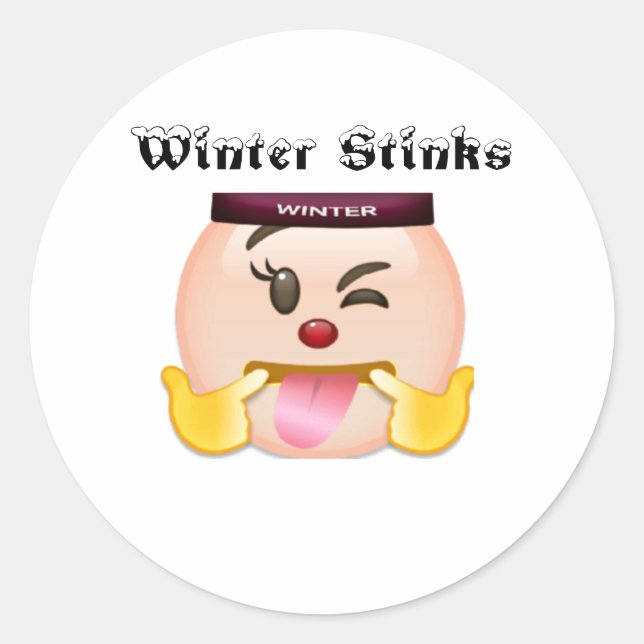 Klassischer Rundaufkleber Runder Aufkleber (Vorderseite)