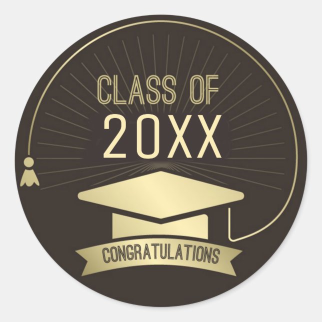 Klassischer Rundaufkleber Runder Aufkleber (Vorderseite)