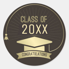 Klassischer Rundaufkleber Runder Aufkleber