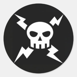 Klassischer Rundaufkleber Runder Aufkleber