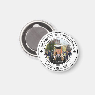 Klassischer runder Graduate Modern Script Magnet