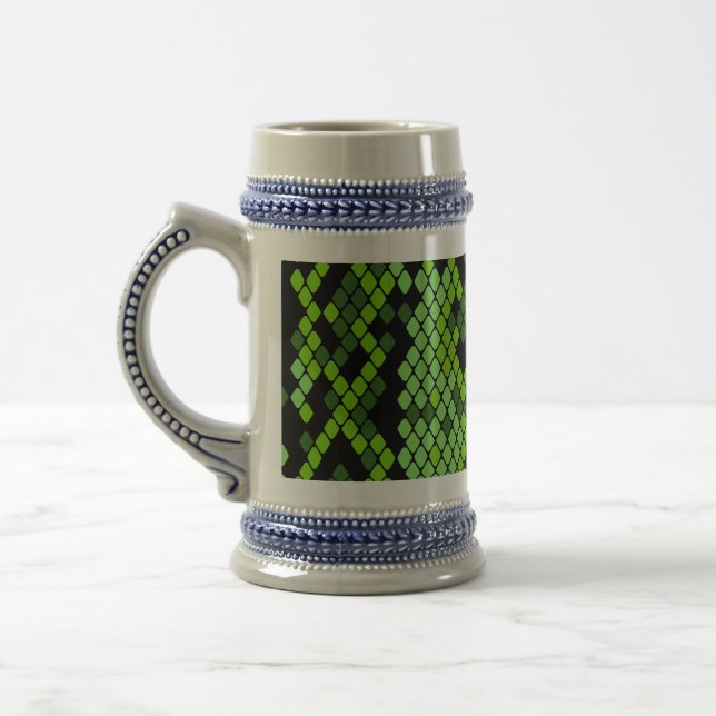 Klassischer Schlangen-Tierdruck-Kaffeebecher Bierglas (Links)