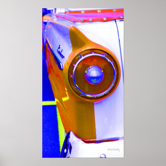 Klassischer Schwanz mit leichtem Sättigungseffekt Poster (Vorne)