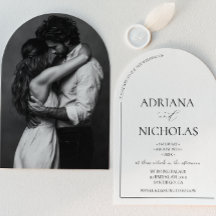 Klassischer Schwarz-Weiß-einfacher Bogenbogen