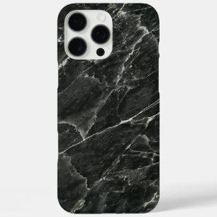 Klassischer schwarzer Marmor iPhone 16 Pro Max Hülle