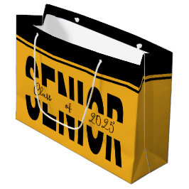 Klassischer schwarzer Rang Große Geschenktüte