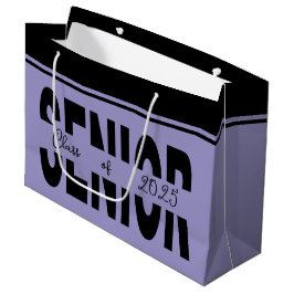 Klassischer schwarzer Rang Große Geschenktüte