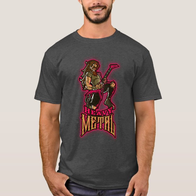 Klassischer Schwermetall T-Shirt (Vorderseite)